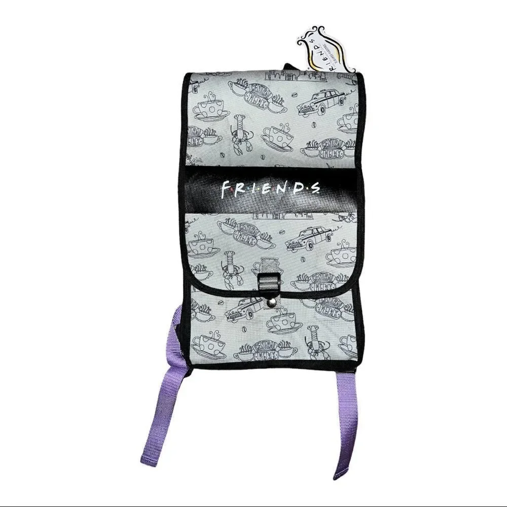 CultureFly Friends TV Show Official Gray Foldable Backpack New